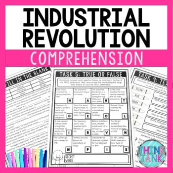 Industrial Revolution Reading Comprehension Challenge - Close Reading