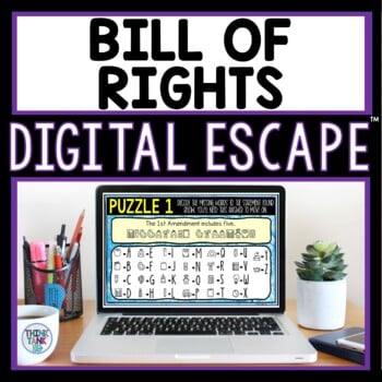 Bill of Rights DIGITAL 360 Escape Room - U.S. Constitution