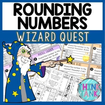 Rounding Whole Numbers Math Quest Game - Place Value