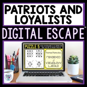 Patriots and Loyalists DIGITAL 360 Escape Room