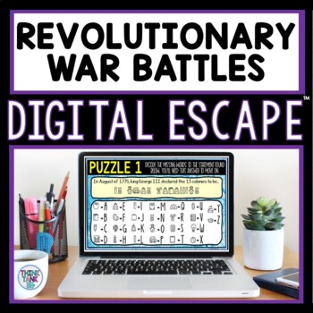 Revolutionary War Battles DIGITAL 360 Escape Room