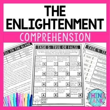 Enlightenment Reading Comprehension Challenge - Close Reading - Age of Reason