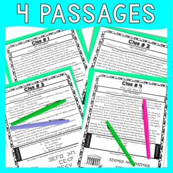 Hazelwood v Kuhlmeier ESCAPE ROOM Activity - Reading Passages - Supreme Court - Image 4