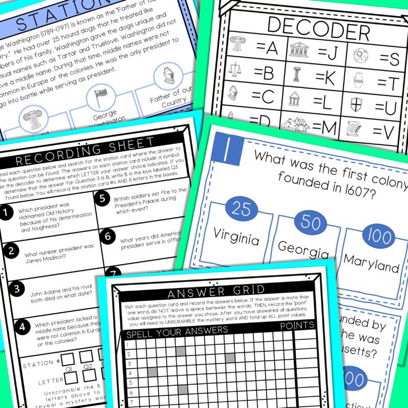 Editable escape room templates for TpT Sellers and Teacher Authors