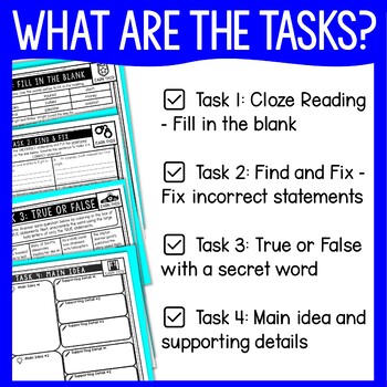 Growth Mindset Reading Comprehension CSI Spy Mystery - Back to School Activity - Image 4