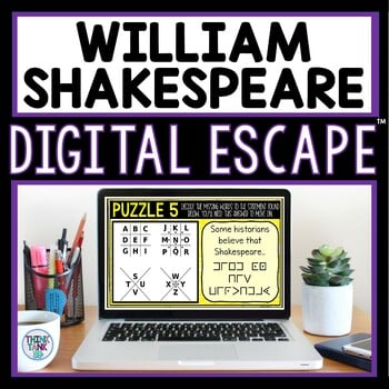William Shakespeare DIGITAL 360 Escape Room