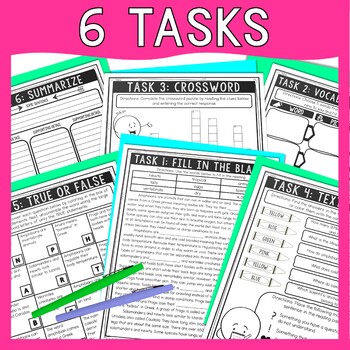 Amphibians Comprehension Challenge - Close Reading - Image 4