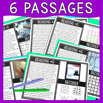 Electricity Reading Comprehension and Puzzle Escape Room - Image 2