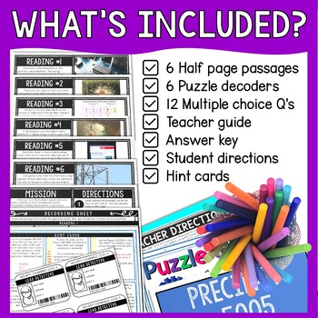 Electricity Reading Comprehension and Puzzle Escape Room - Image 3