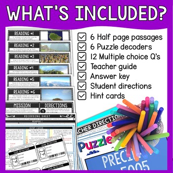 South America Reading Comprehension and Puzzle Escape Room - World Geography - Image 3