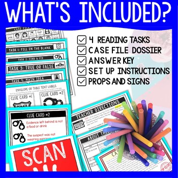 Plant Structure Reading Comprehension CSI Spy Mystery - Close Reading - Parts - Image 2