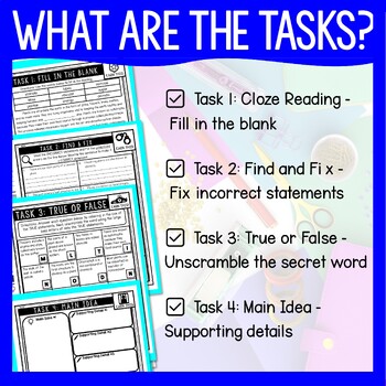 Plant Structure Reading Comprehension CSI Spy Mystery - Close Reading - Parts - Image 3