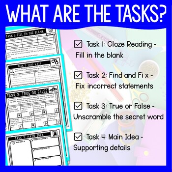 Planet Venus Reading Comprehension CSI Spy Mystery - Close Reading- Solar System - Image 3