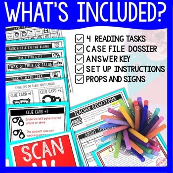 Atoms and Molecules Reading Comprehension CSI Spy Mystery - Close Reading - Image 2