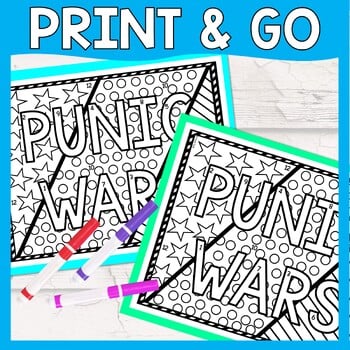 The Punic Wars Color by Number, Reading Passage and Text Marking - Image 3