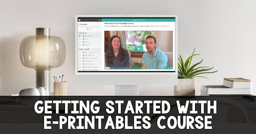 E=printables course from Gold City Ventures