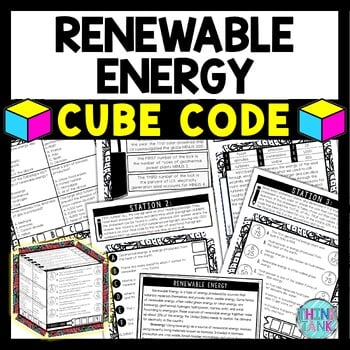 Renewable Energy Cube Stations - Reading Comprehension Activity - Earth Science