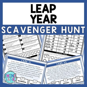 Leap Year Scavenger Hunt - Reading Comprehension Activity
