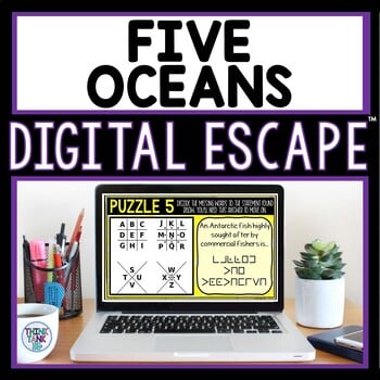 5 Major Oceans of the World DIGITAL 360 Escape Room