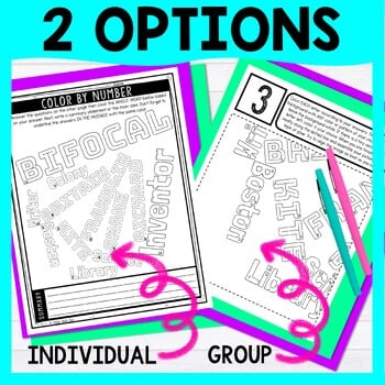 Benjamin Franklin Color by Number - Close Reading & Text Marking - Image 4