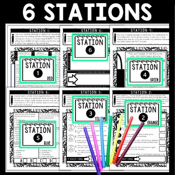 Jamestown Cube Stations - Reading Comprehension Activity - Colonial America - Image 3