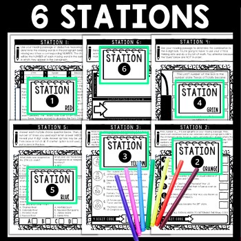 Mexican American War Cube Stations - Reading Comprehension Activity - Image 3
