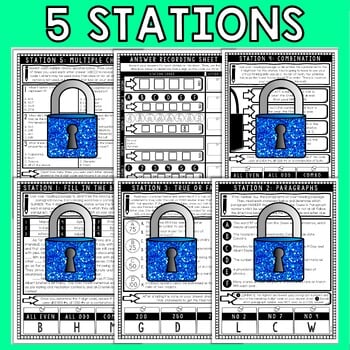Pi Day Escape Room Stations - Reading Comprehension Activity - March 14 - Image 3