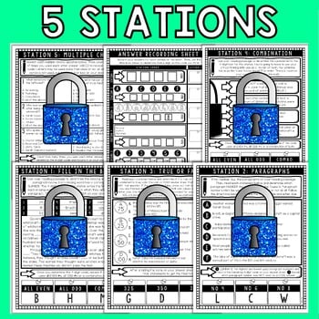 Salem Witch Trials Escape Room Stations - Reading Comprehension Activity - Image 3