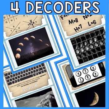 Moon Phases ESCAPE ROOM - Reading Comprehension Activity - Image 4