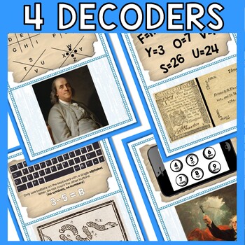 Benjamin Franklin ESCAPE ROOM - Reading Comprehension Activity - 13 Colonies - Image 4