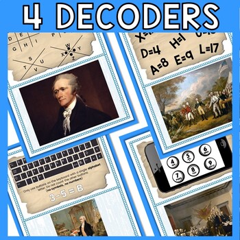 Alexander Hamilton ESCAPE ROOM - Reading Comprehension Activity - Image 4