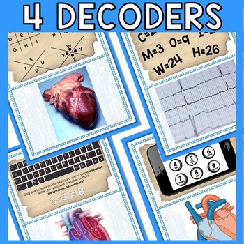 Human Heart ESCAPE ROOM - Reading Comprehension Activity - Circulatory System - Image 4