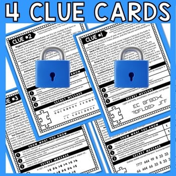 Winter ESCAPE ROOM - Reading Comprehension Activity - Fun Facts - No Prep - Image 3