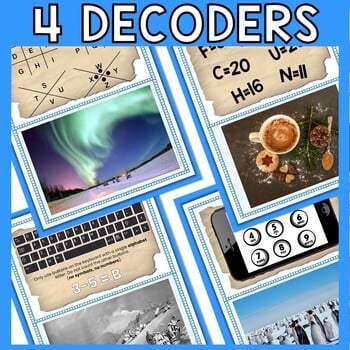 Winter ESCAPE ROOM - Reading Comprehension Activity - Fun Facts - No Prep - Image 4