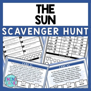 The Sun Scavenger Hunt - Reading Comprehension Activity - Solar System