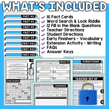Constitution Scavenger Hunt Word Search - Reading Comprehension - Government - Image 2