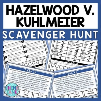 Hazelwood v. Kuhlmeier Scavenger Hunt - Reading Comprehension Activity