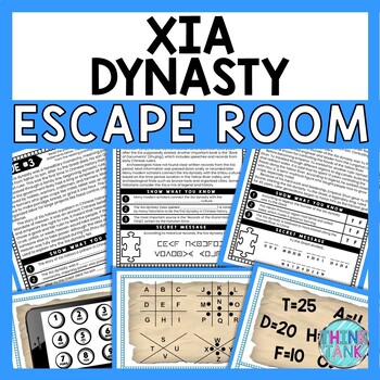 Xia Dynasty ESCAPE ROOM - Reading Comprehension - Ancient China
