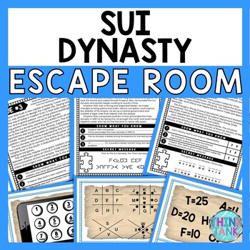Sui Dynasty ESCAPE ROOM - Reading Comprehension - Ancient China