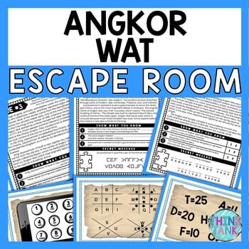 Angkor Wat ESCAPE ROOM - Reading Comprehension - World Landmarks