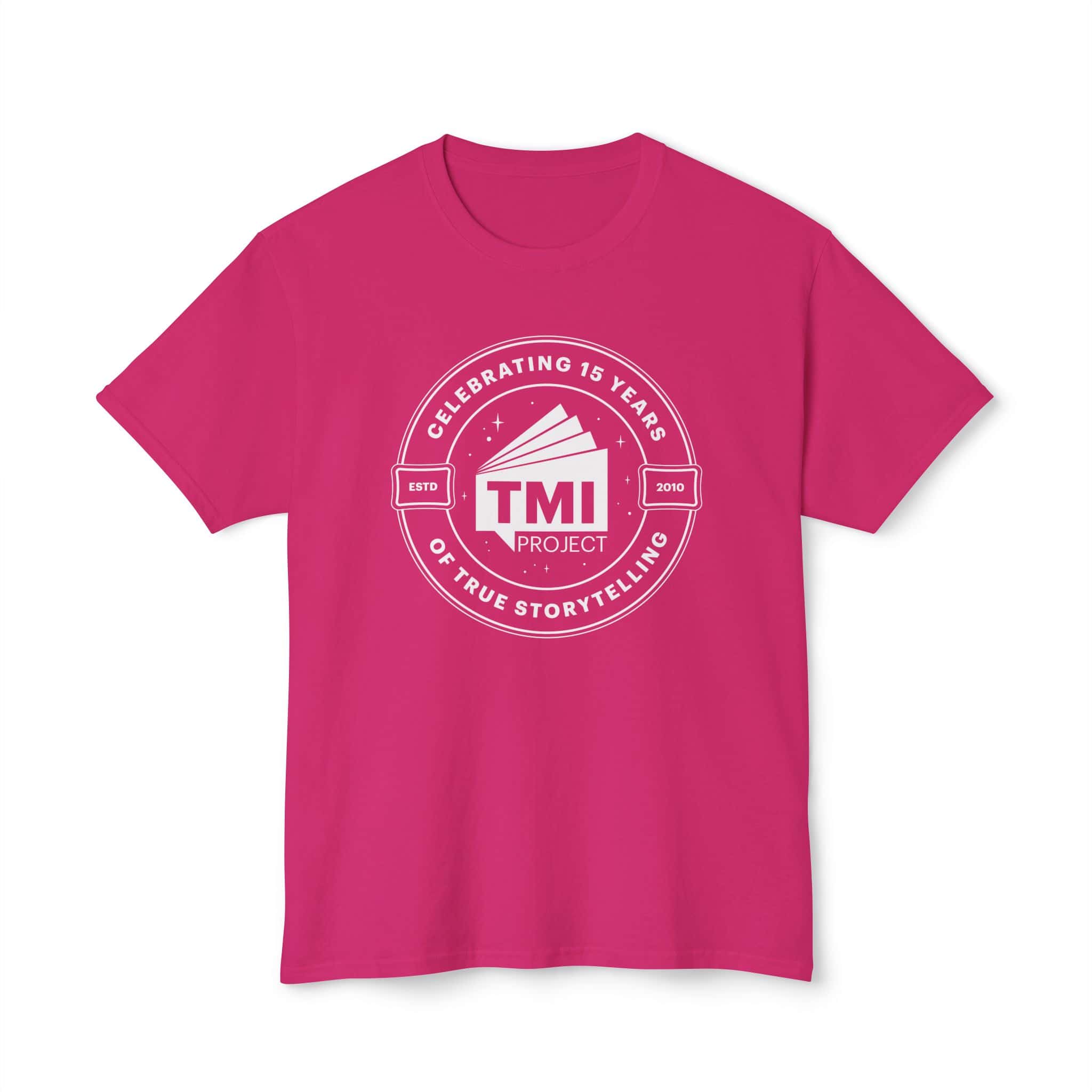 TMI Project 15th Anniversary T-Shirt - Celebrate True Storytelling