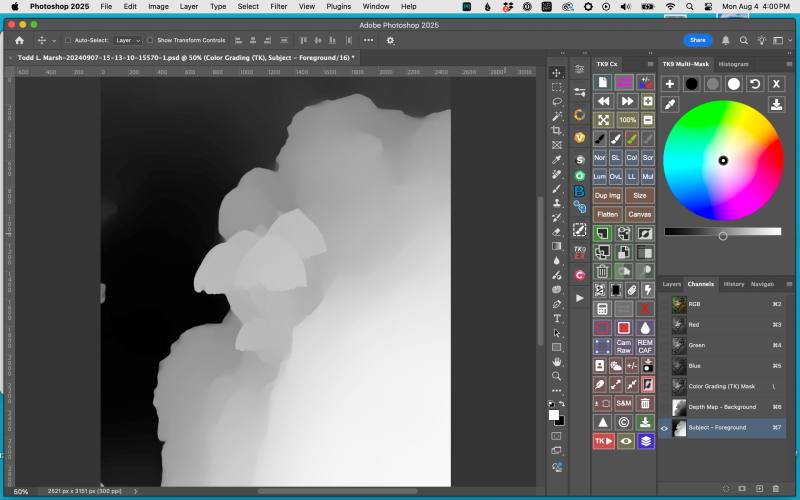 depth map in photoshop