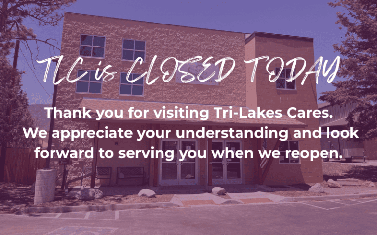 TLC is closed today