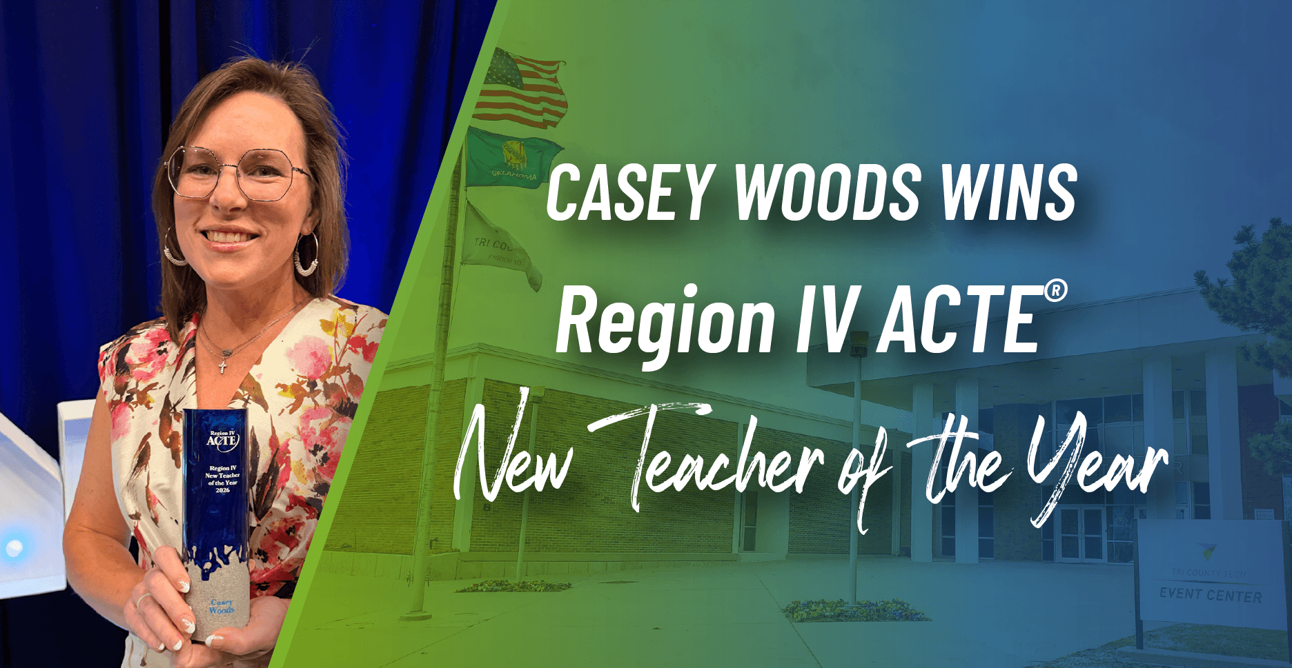 Casey Woods ACTE Winner