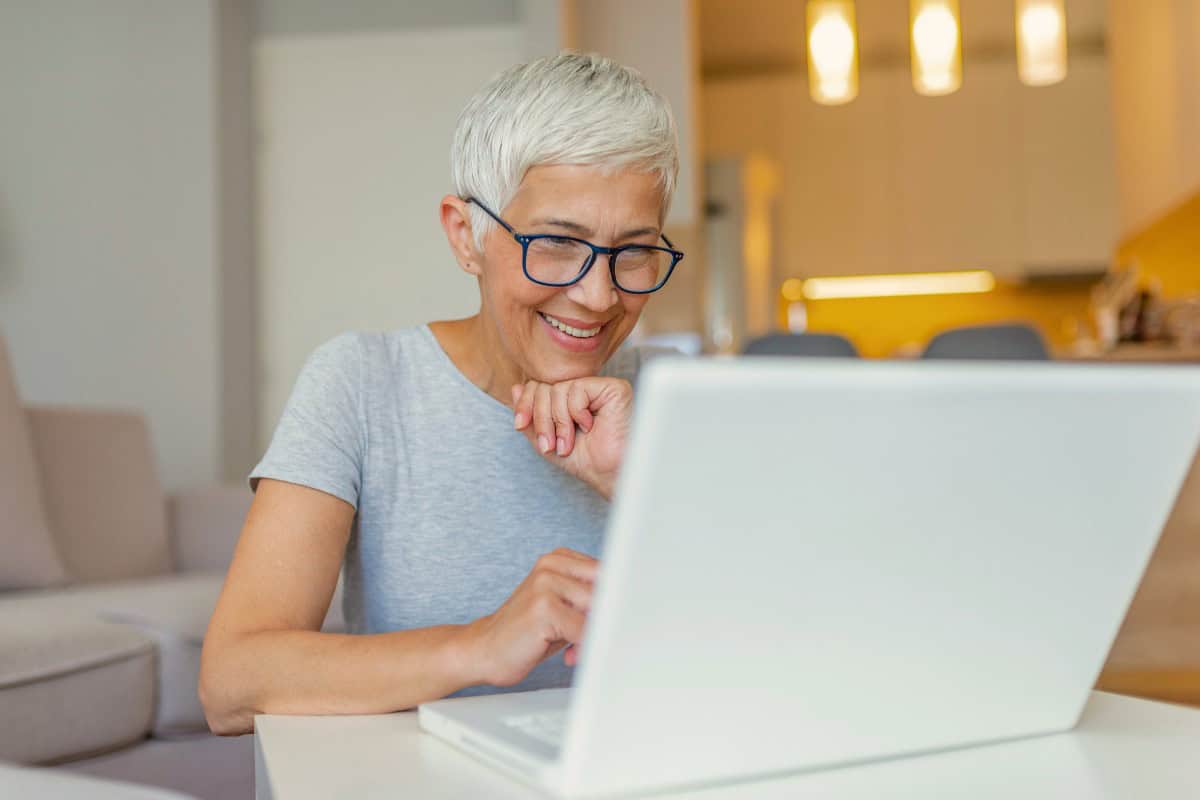 Woman On Laptop