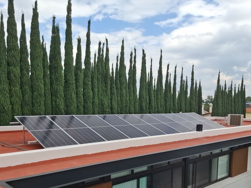 TunaSolar S.L.P. Instalación de 10 Módulos FV en residencial club campestre S.L.P.