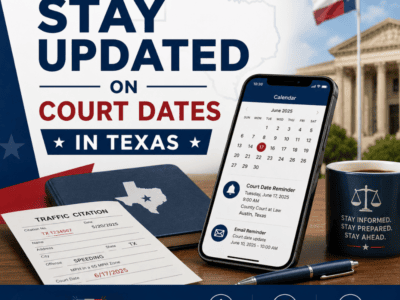 Las mejores maneras de mantenerse al día sobre las fechas de las citas judiciales en Texas