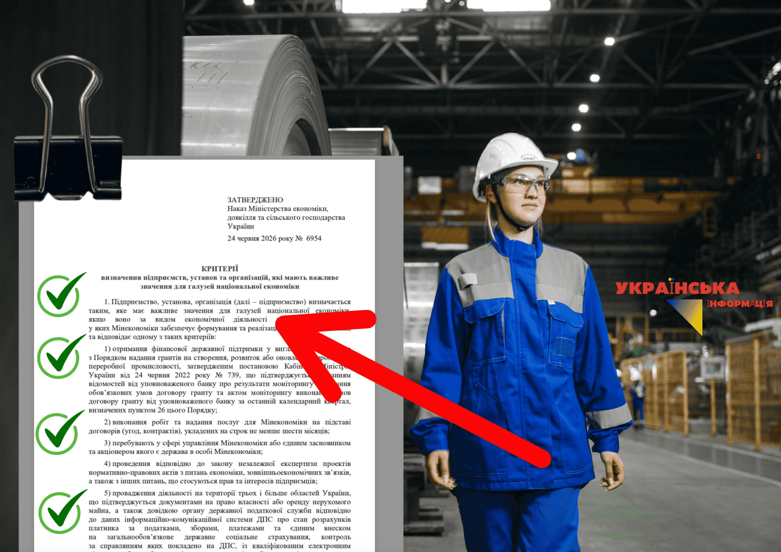 Аналіз змін критеріїв за галузями для визнання підприємства критично важливим: Наказ №6954 від 24.06.2026р.