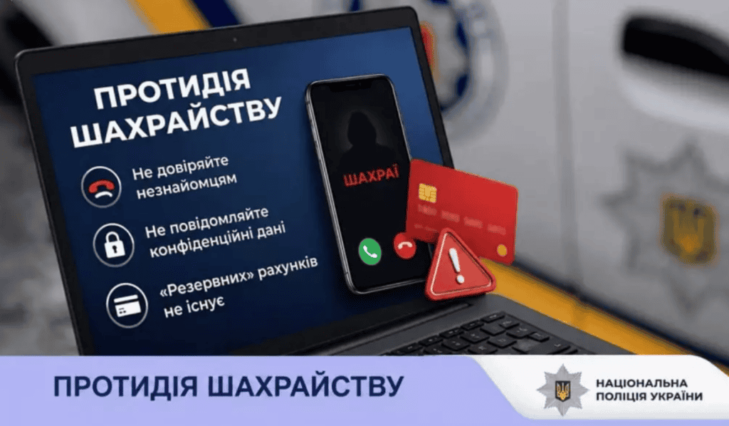 На фото поради від Національної поліції з протидії шахраям по телефону