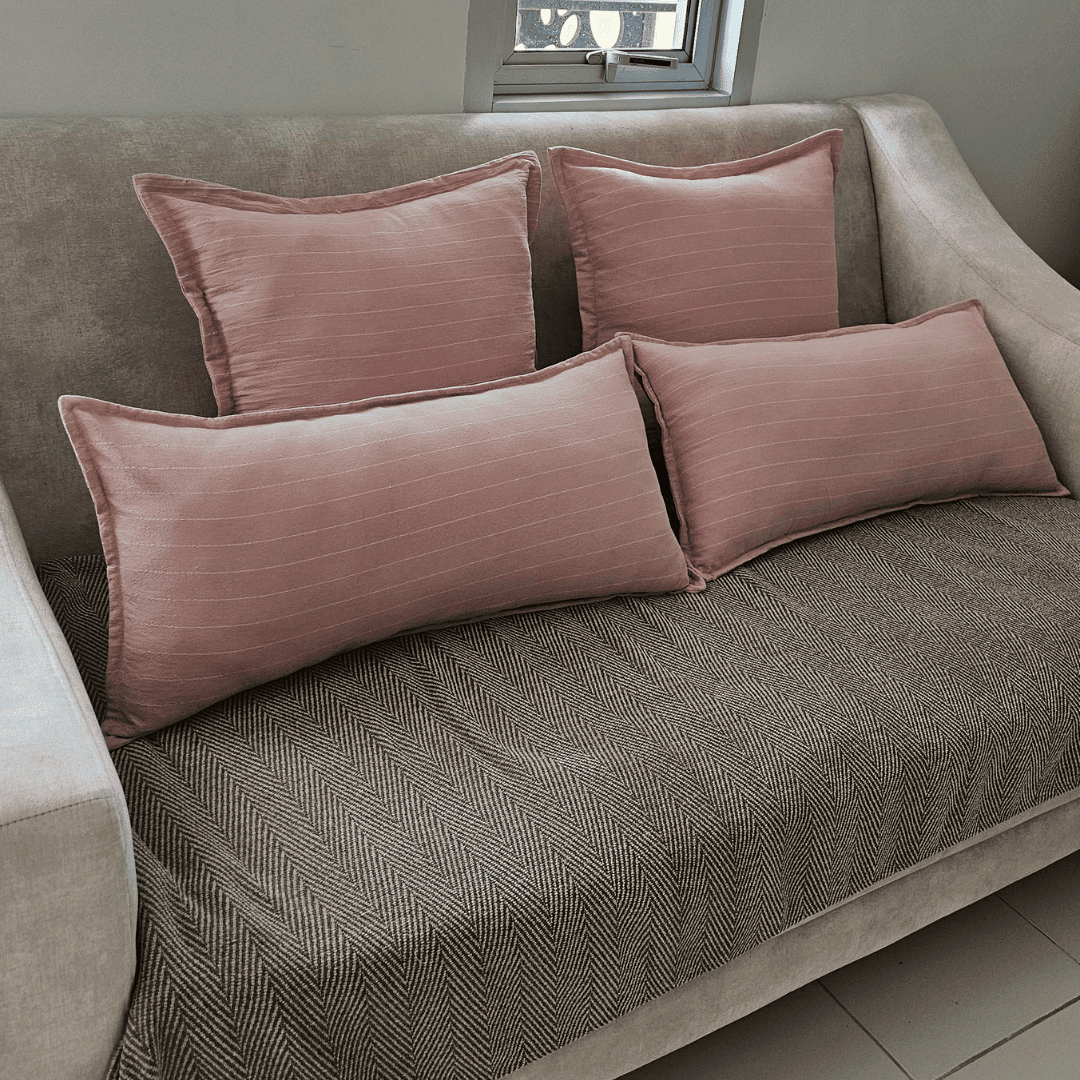 Decorative pillow - Cotton Dawn Stripe